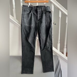 HUDSON 36x30 Sartor Relaxed Skinny Gray‎ Flex Denim Mens Jeans